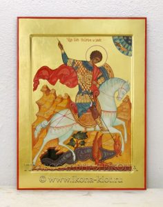 Икона «Георгий Победоносец (чудо о змие)» Кинешма